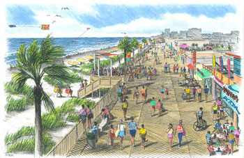 Myrtle Beach Boardwalk Central Section